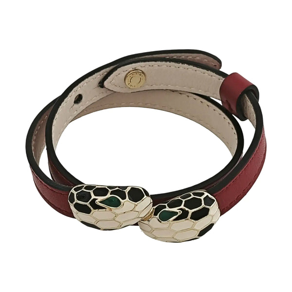 SERPENTI Brass Red Bangle