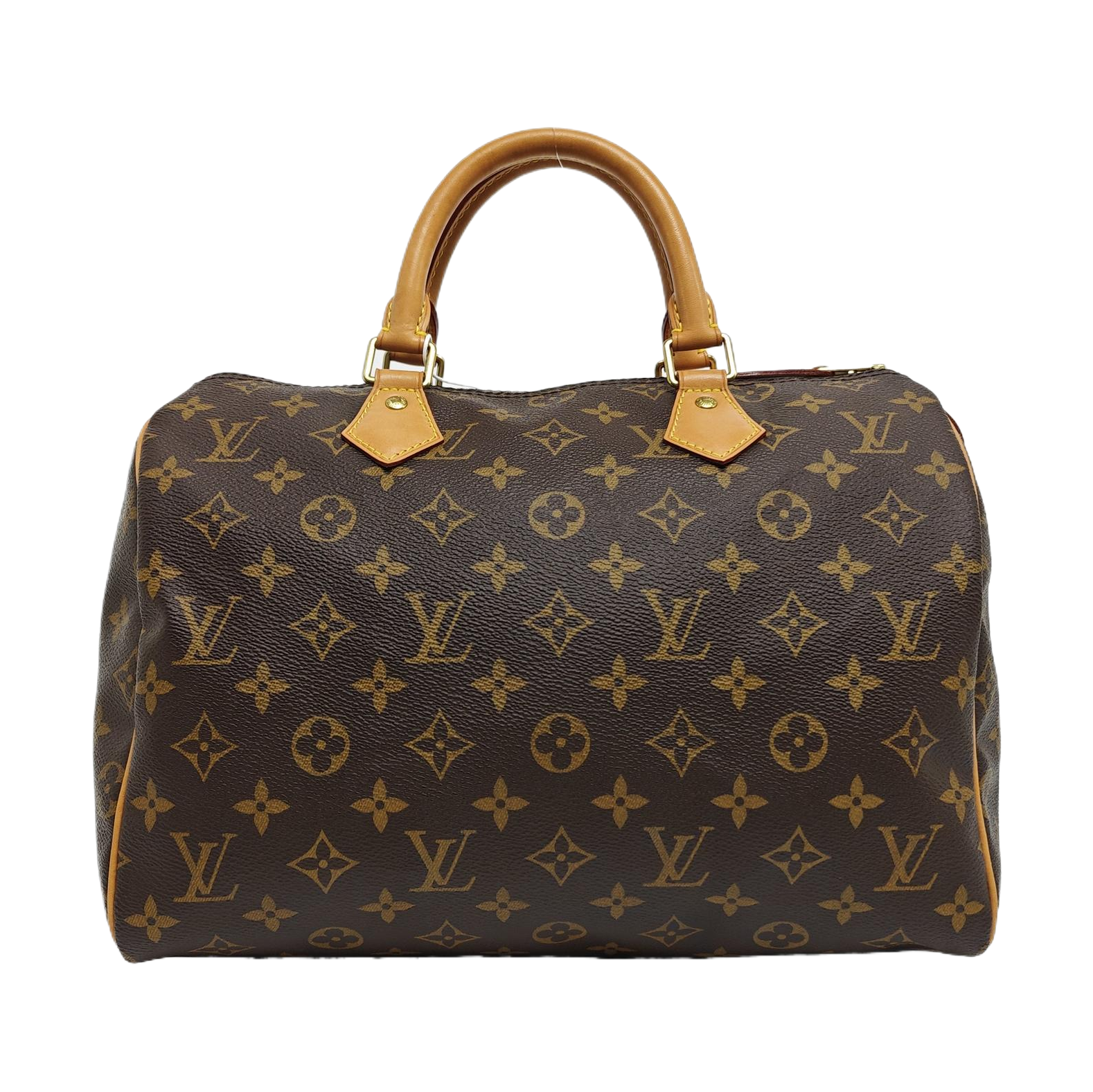 SPEEDY 30 Monogram Coated Canvas Brown