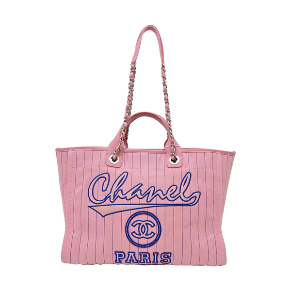 DEAUVILLE Large Quilted Canvas Pink