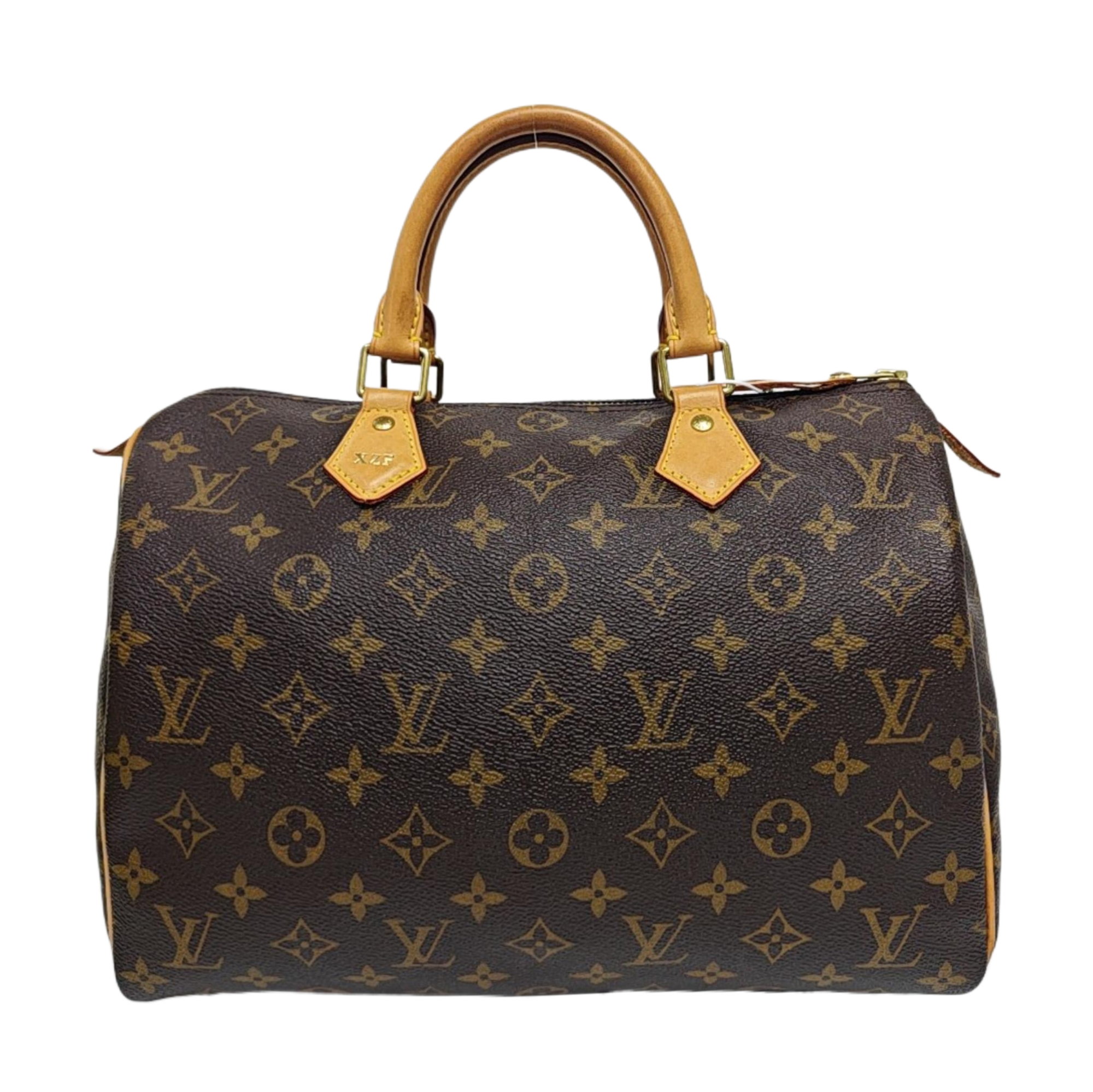 SPEEDY 30 Lona revestida Monogram marrón