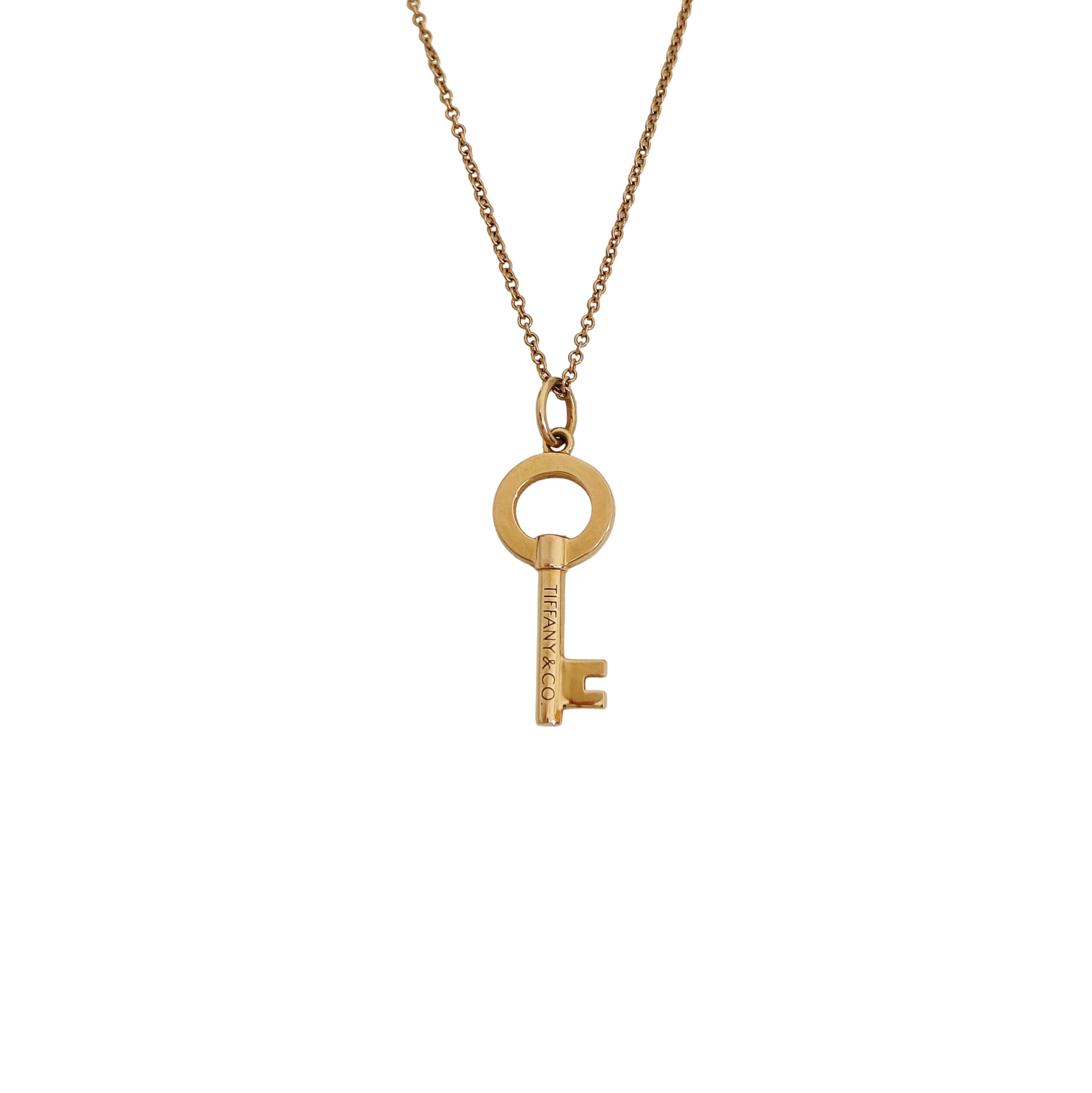 Tiffany Keys 18k Rose Gold Necklace