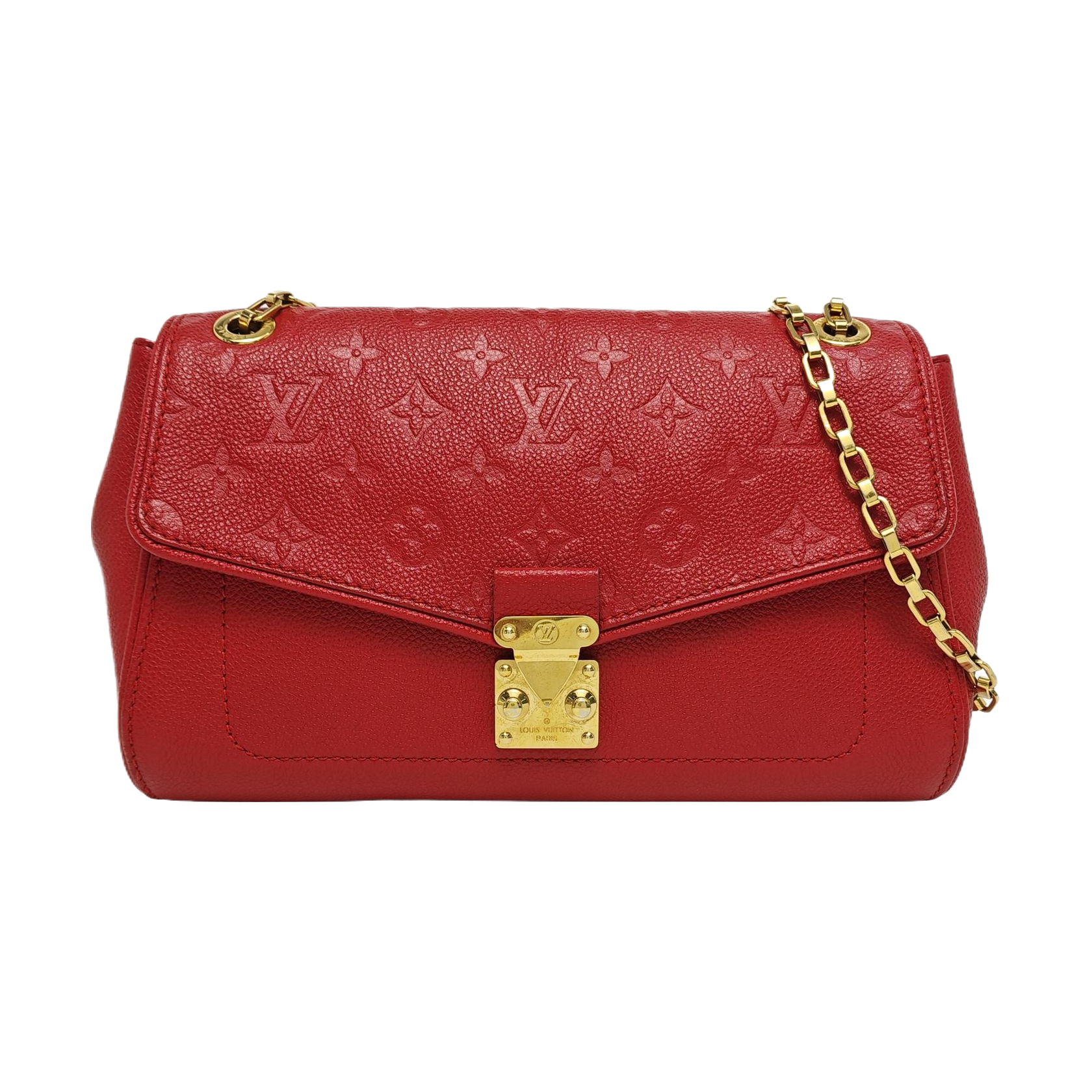 SAINT-GERMAIN Monogram Calfskin Red