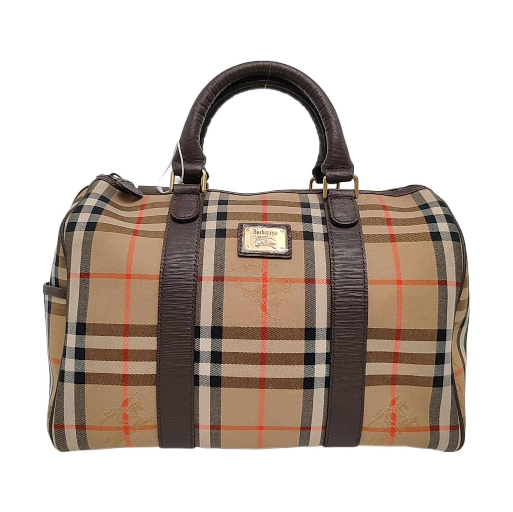 Canvas Top Handle Bag Beige