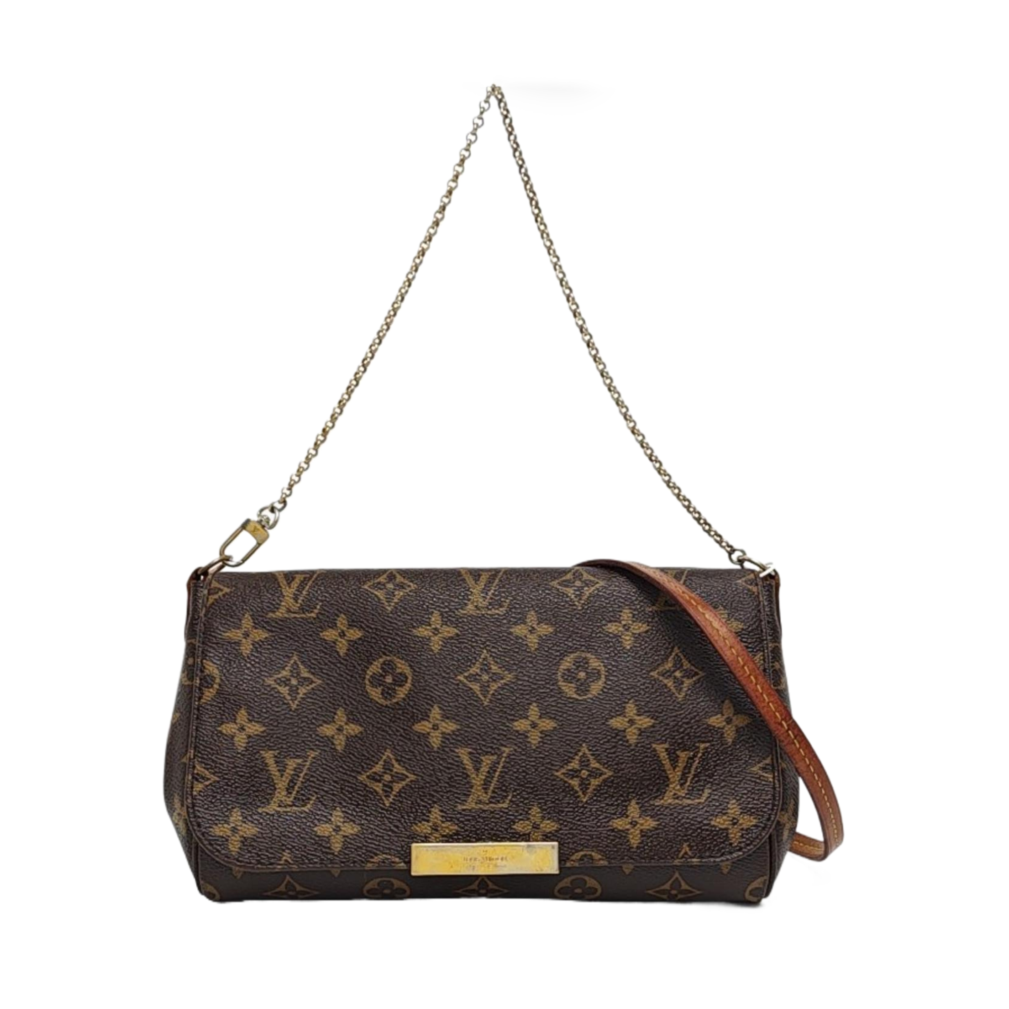FAVORITE MM Monogram Coated Canvas Brown