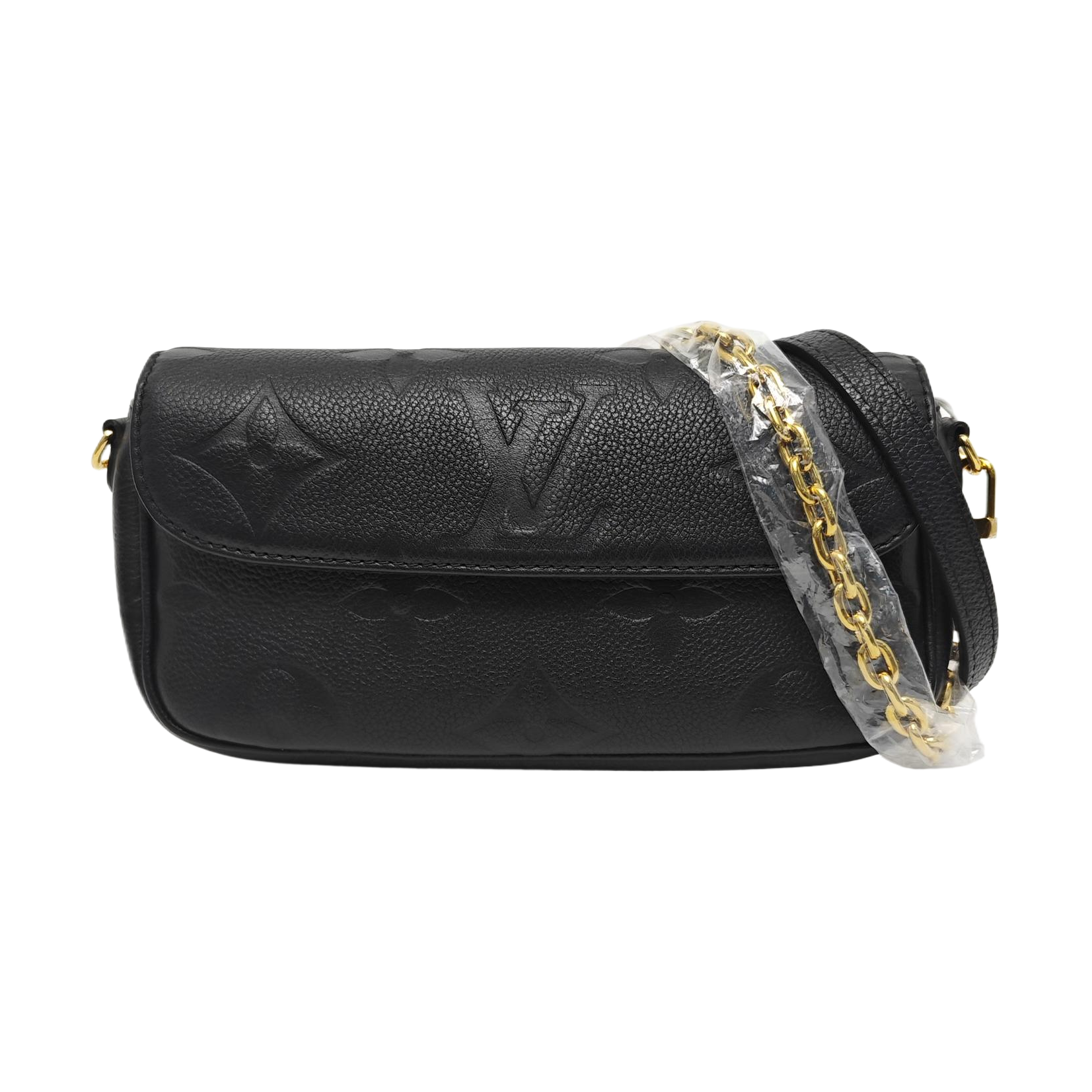 IVY Monogram Calfskin Black