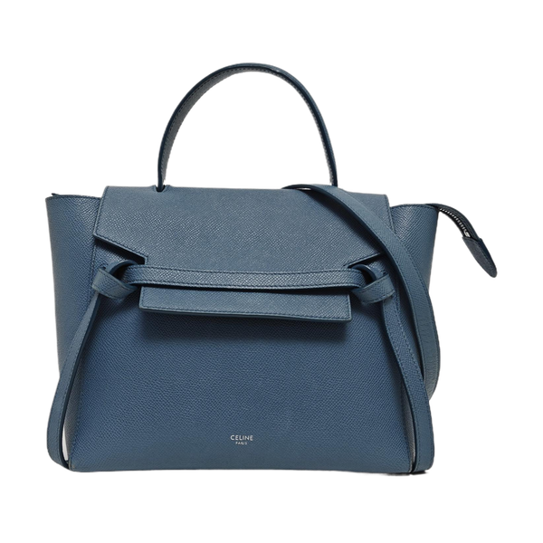 BELT Micro Calfskin Blue