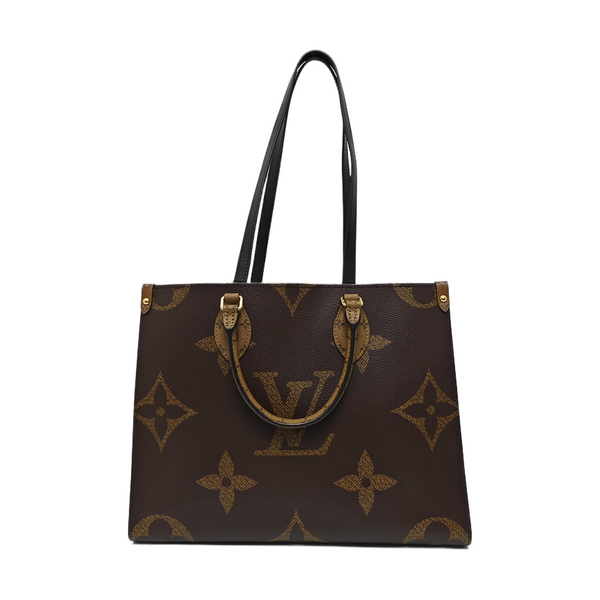 ONTHEGO MM Monogram Coated Canvas Brown