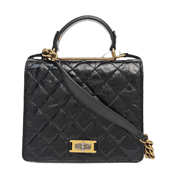 2.55 Quilted Calfskin Black