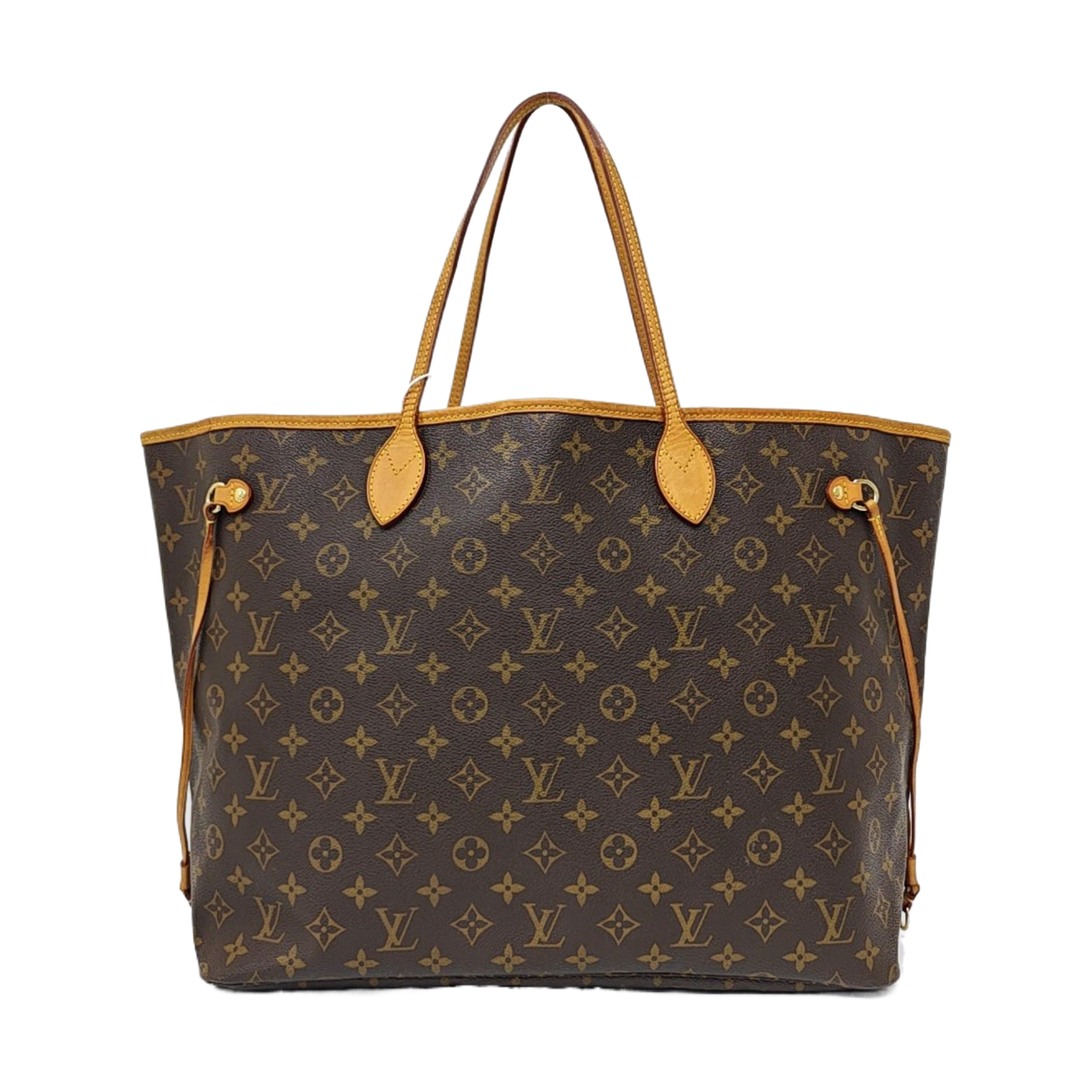 NEVERFULL GM Monogram Coated Canvas Brown