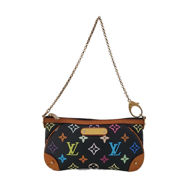 LV × TM VINTAGE MILLA Monogram Coated Canvas Black