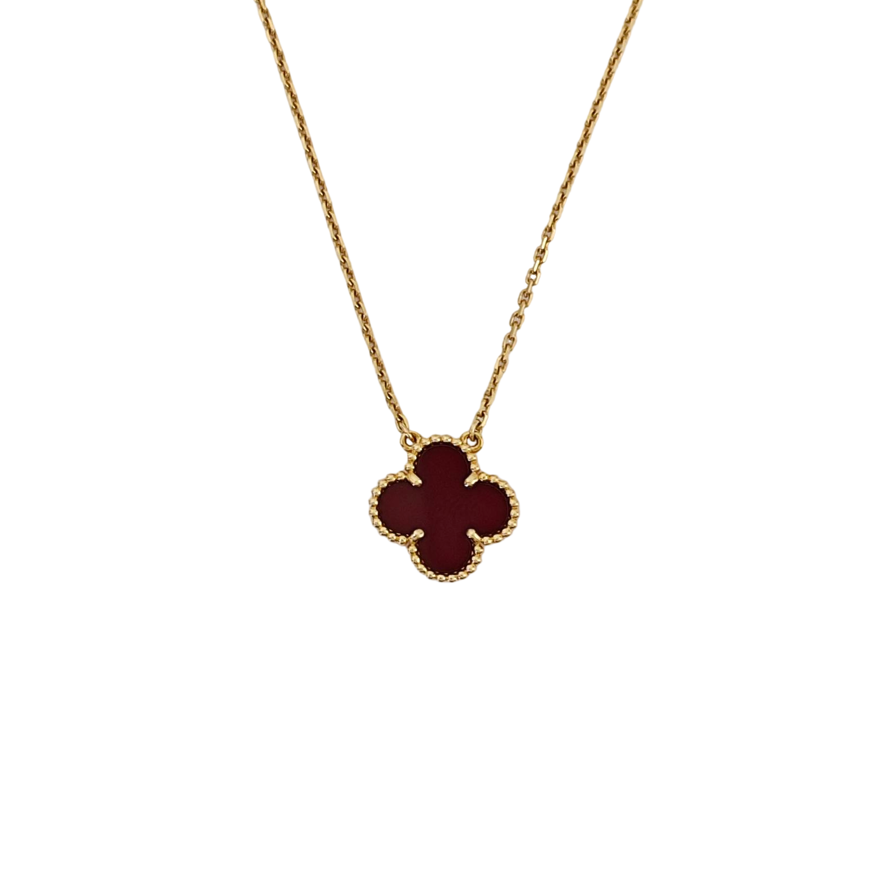 Vintage Alhambra 18k Gold Necklace