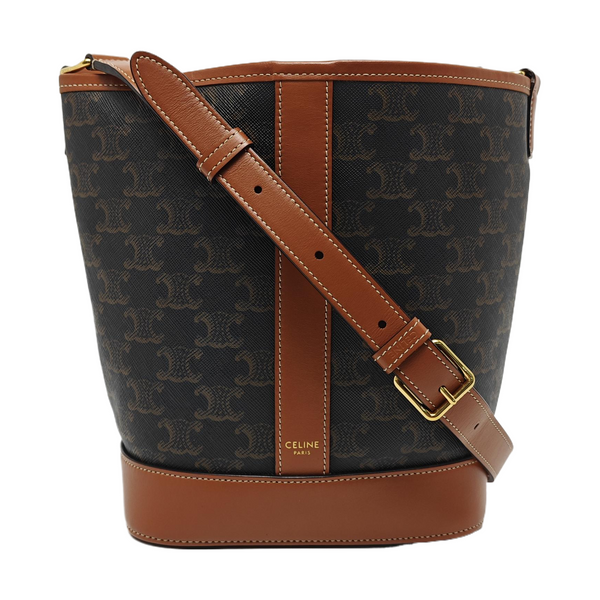 TRIOMPHE CANVAS Small Coated Canvas Brown