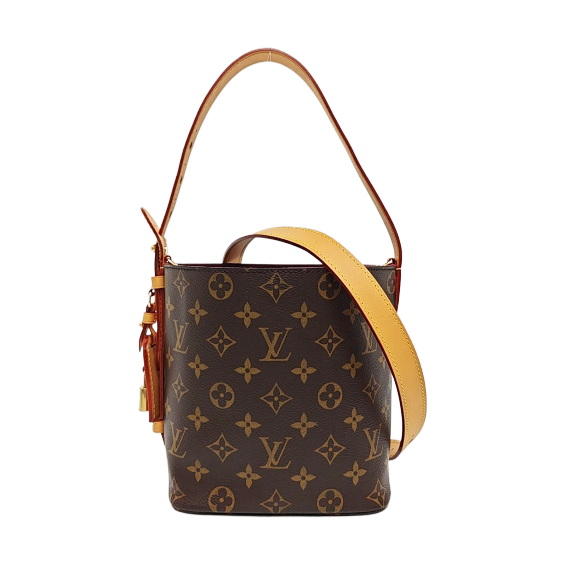 ALL IN Monogram Coated Canvas Brown