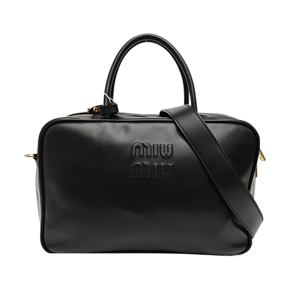 Beau Large Calfskin Black