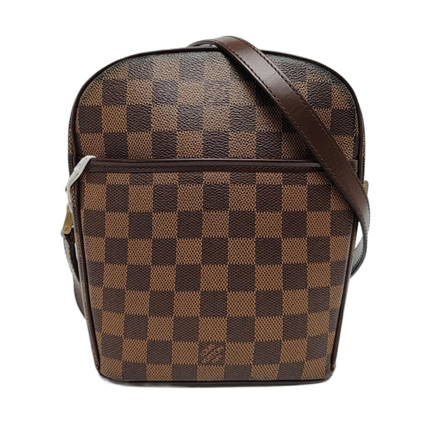 IPANEMA PM Damier Ebene Coated Canvas Brown