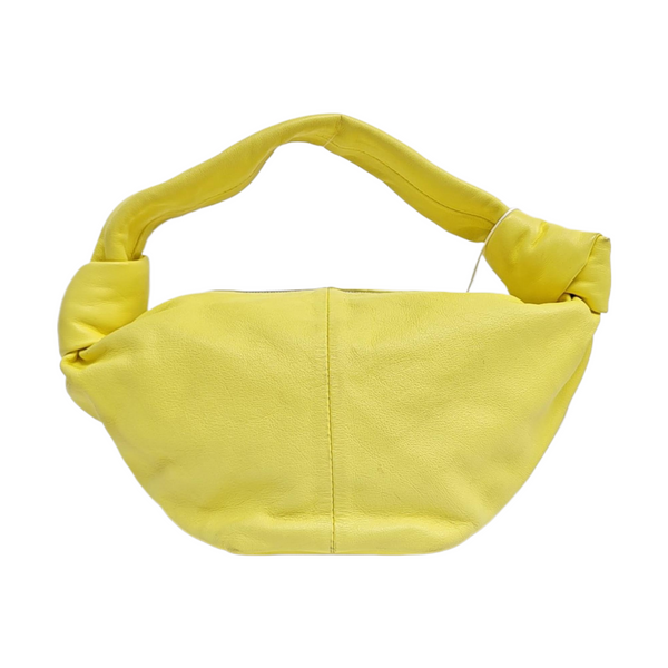 Double Knot Mini Calfskin Yellow