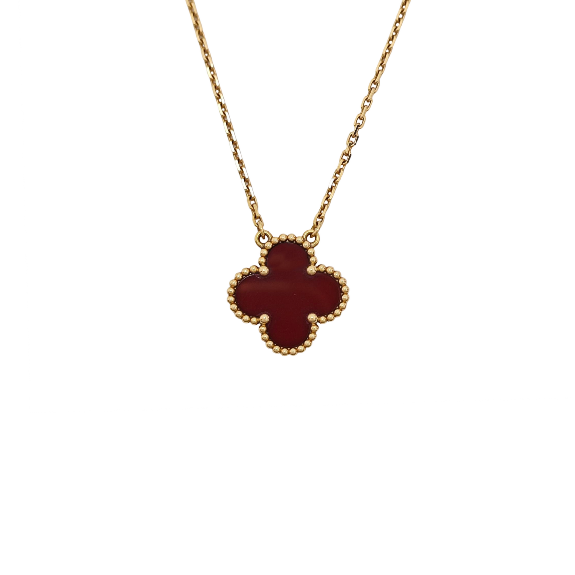Vintage Alhambra 18k Gold Necklace