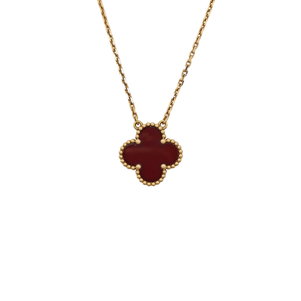 Vintage Alhambra 18k Gold Necklace