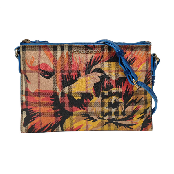 Coated Canvas Shoulder Bag Multicolor