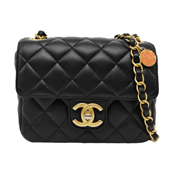 CLASSIC FLAP Mini Quilted Lambskin Black