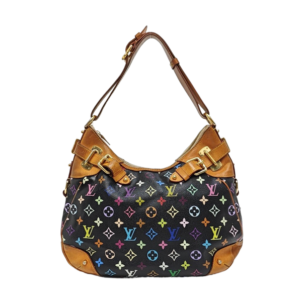 LV × TM GRETA Monogram Coated Canvas Black