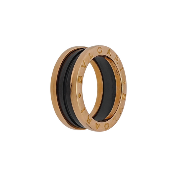 B.ZERO1 18k Rose Gold Ring EU 52