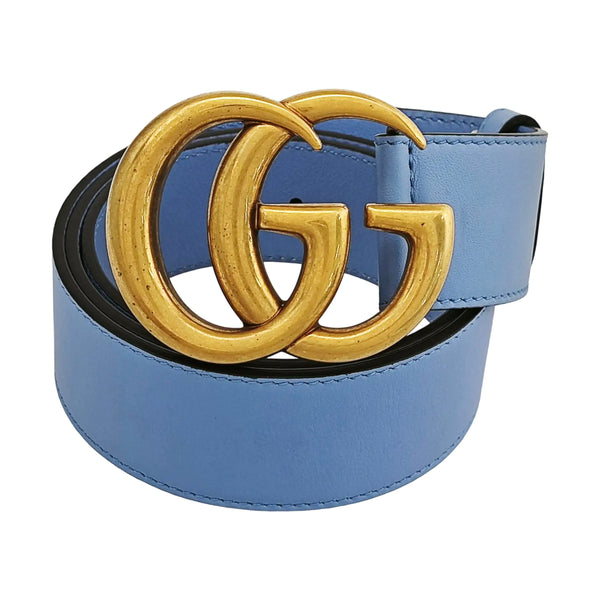 Leather Belt Blue