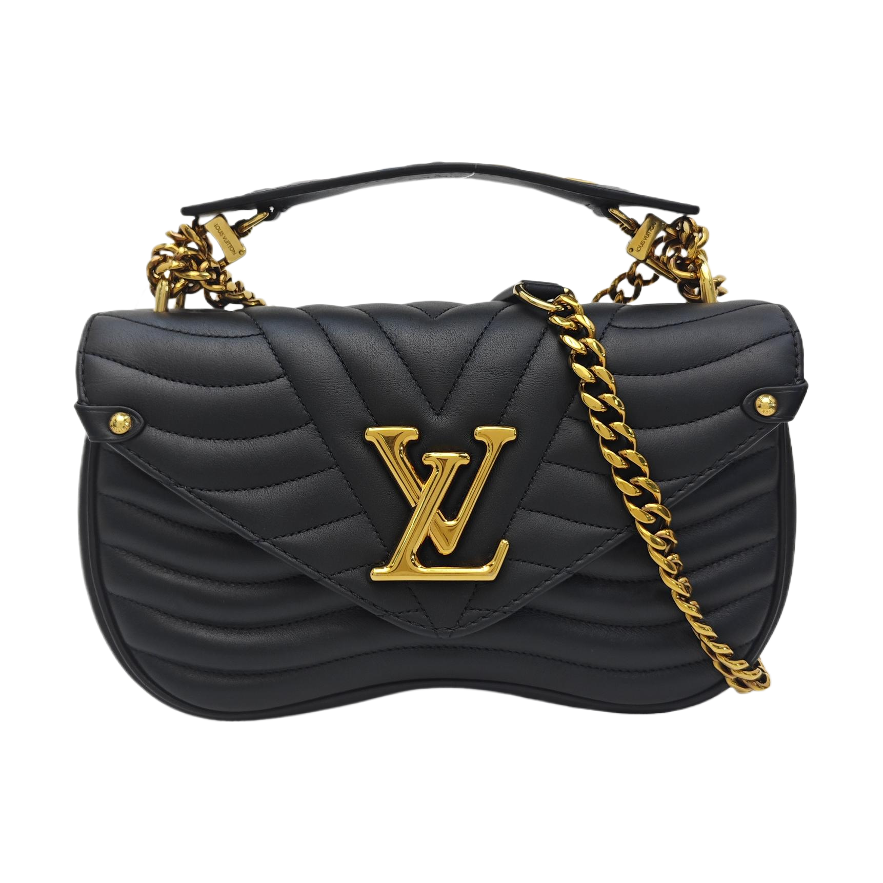 NEW WAVE MM Quilted Calfskin Black