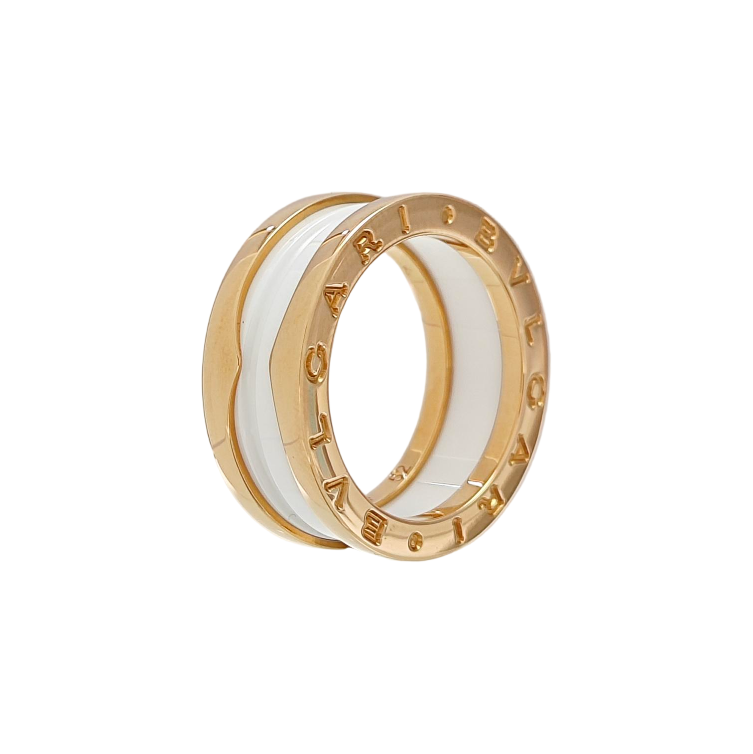 B.ZERO1 18k Rose Gold Ring EU 52