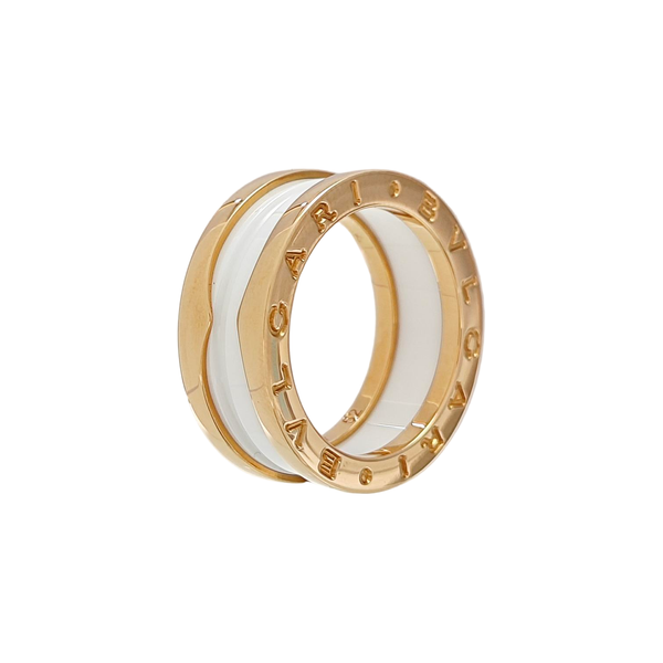 B.ZERO1 18k Rose Gold Ring EU 52