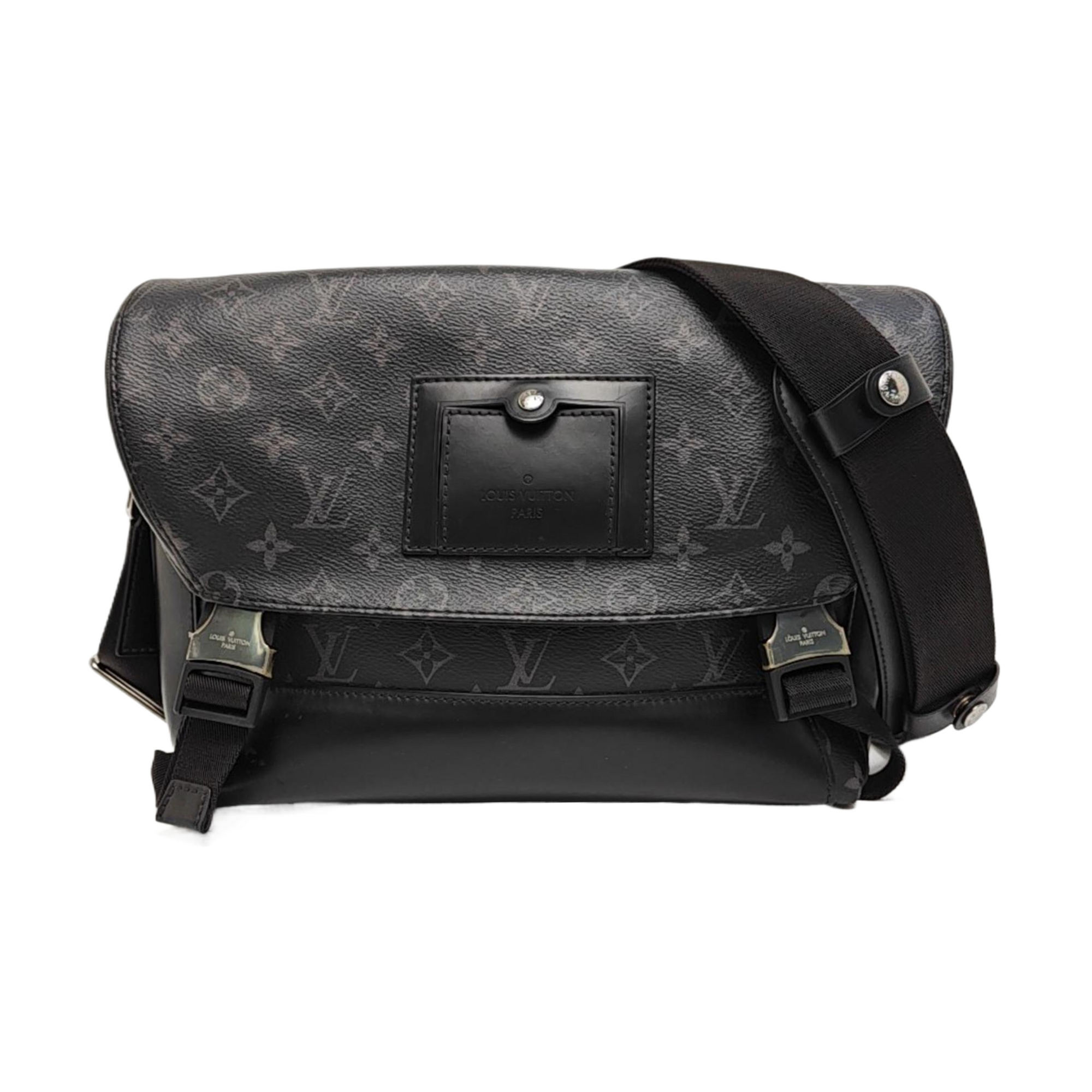 VOYAGER PM Monogram Coated Canvas Black