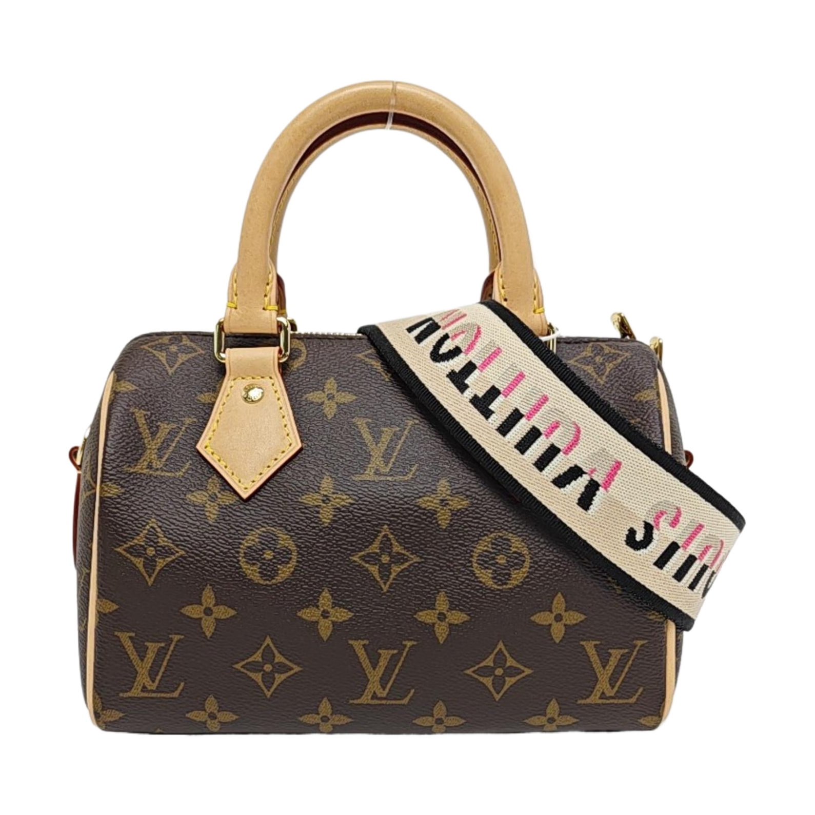 SPEEDY 20 Monogram Coated Canvas Brown