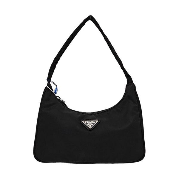 Authenticated pre-owned  Re-Edition2000 Mini Nylon Black - Top Handle Bag at Looply