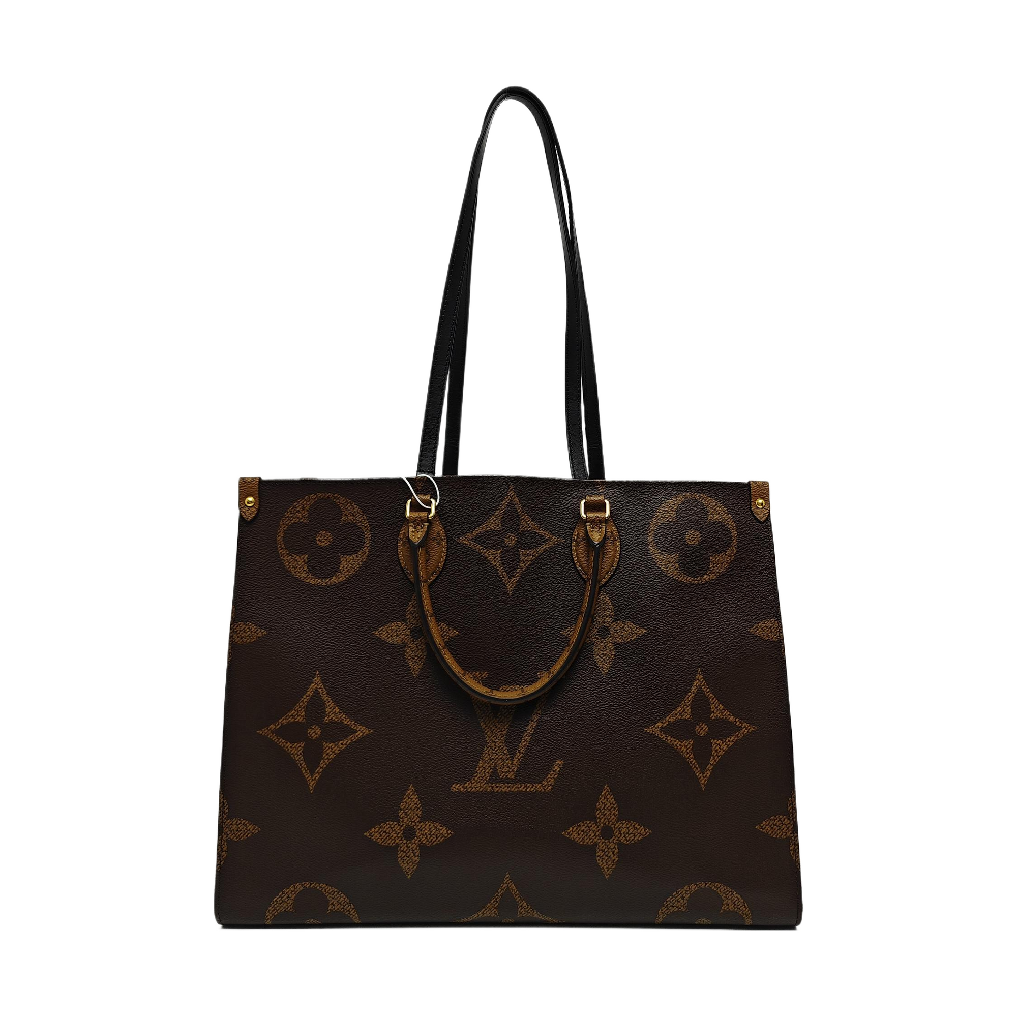 ONTHEGO GM Monogram Coated Canvas Brown