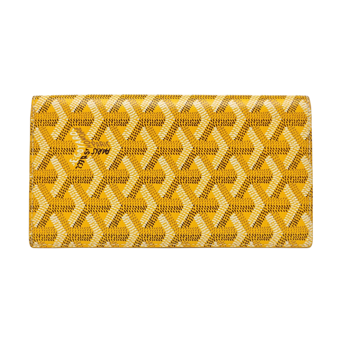 Coated Canvas Wallet Yellow