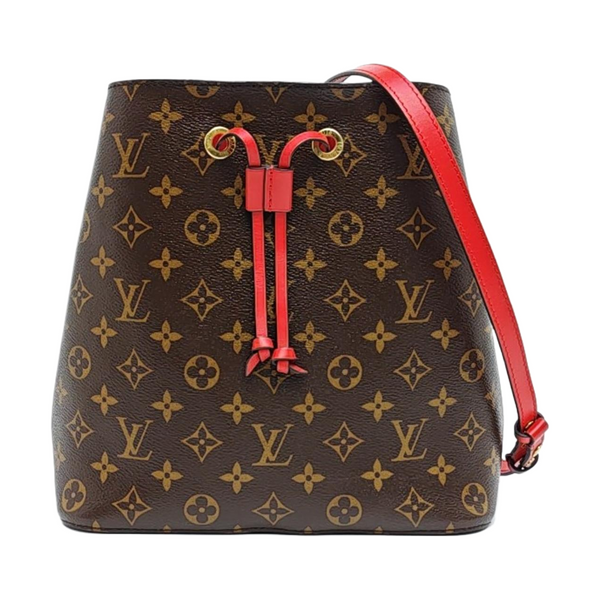 NÉONOÉ MM Monogram Coated Canvas Brown