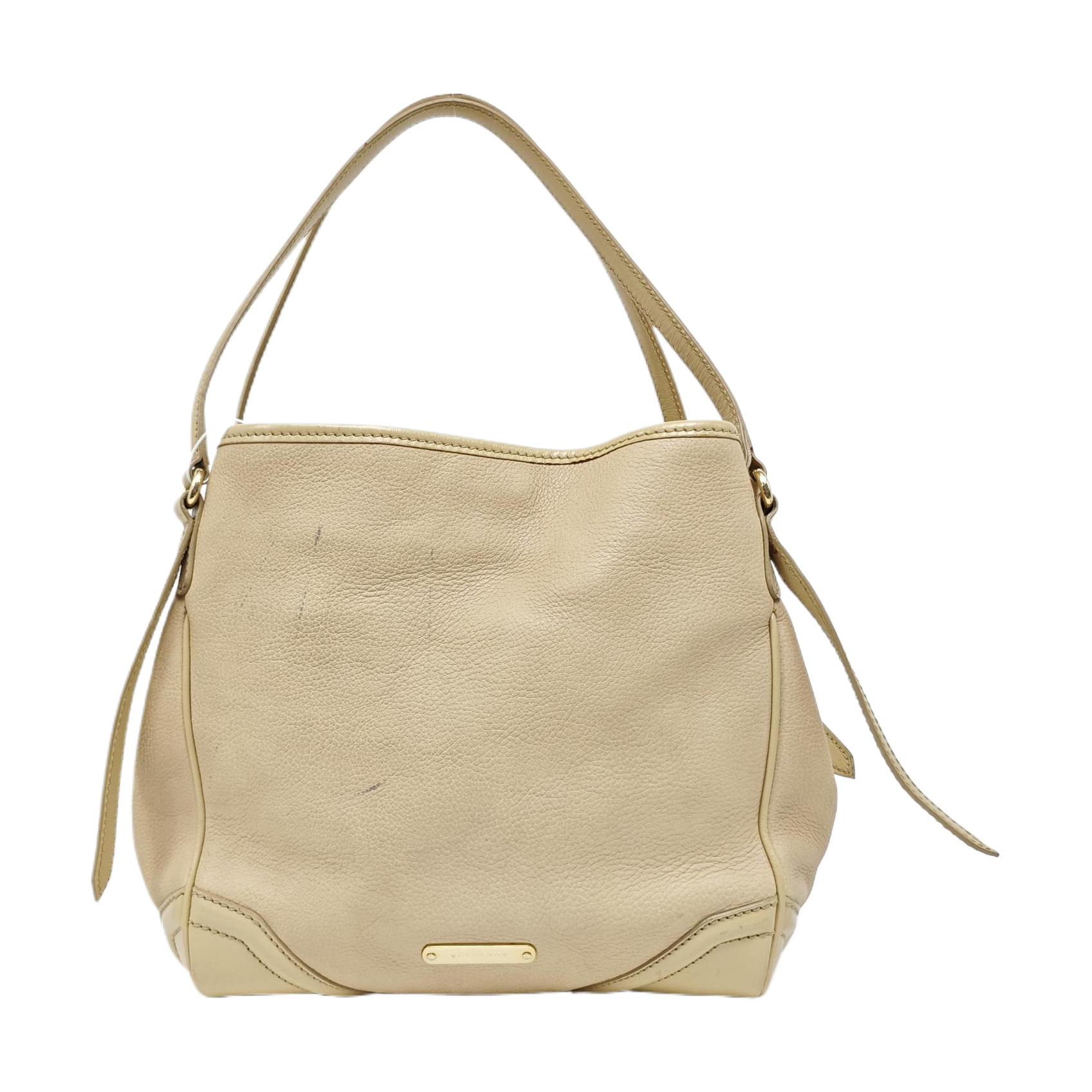 Authenticated pre-owned  Canterbury Medium Calfskin Beige - Tote Bag at Looply