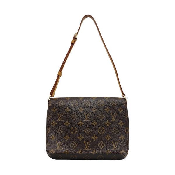 MUSETTE TANGO Monogram Coated Canvas Brown