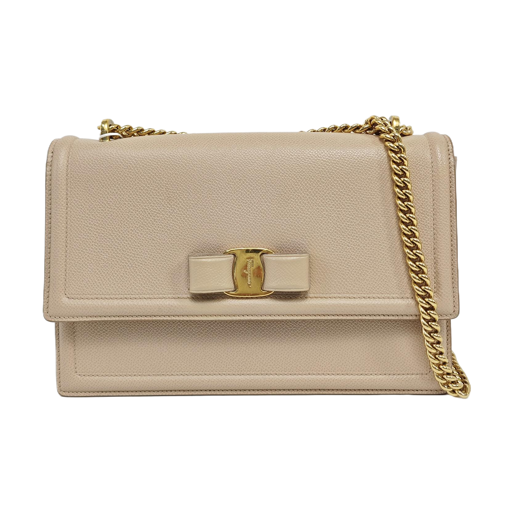 Ginny Medium Calfskin Beige