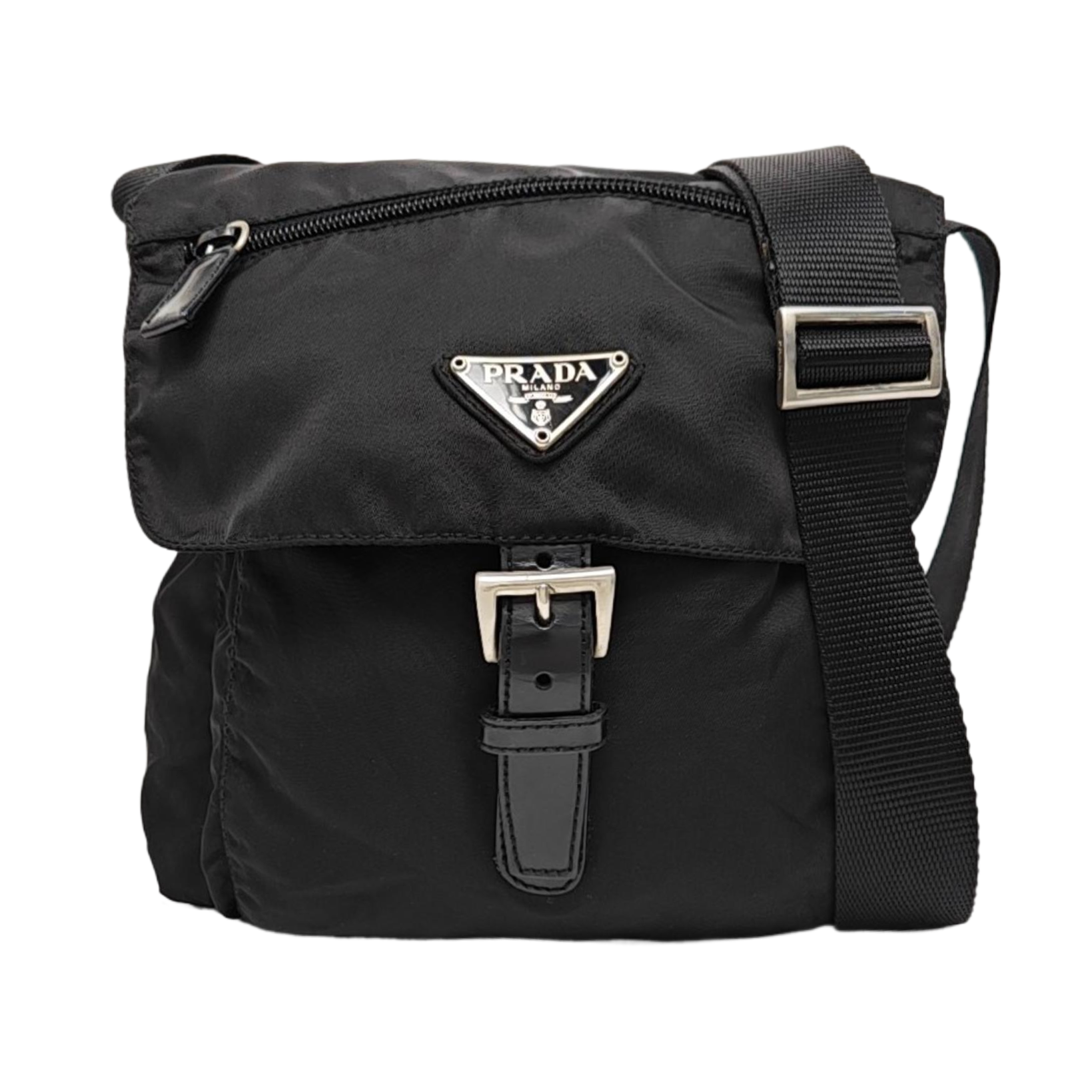 Nylon Crossbody Bag Nylon Black