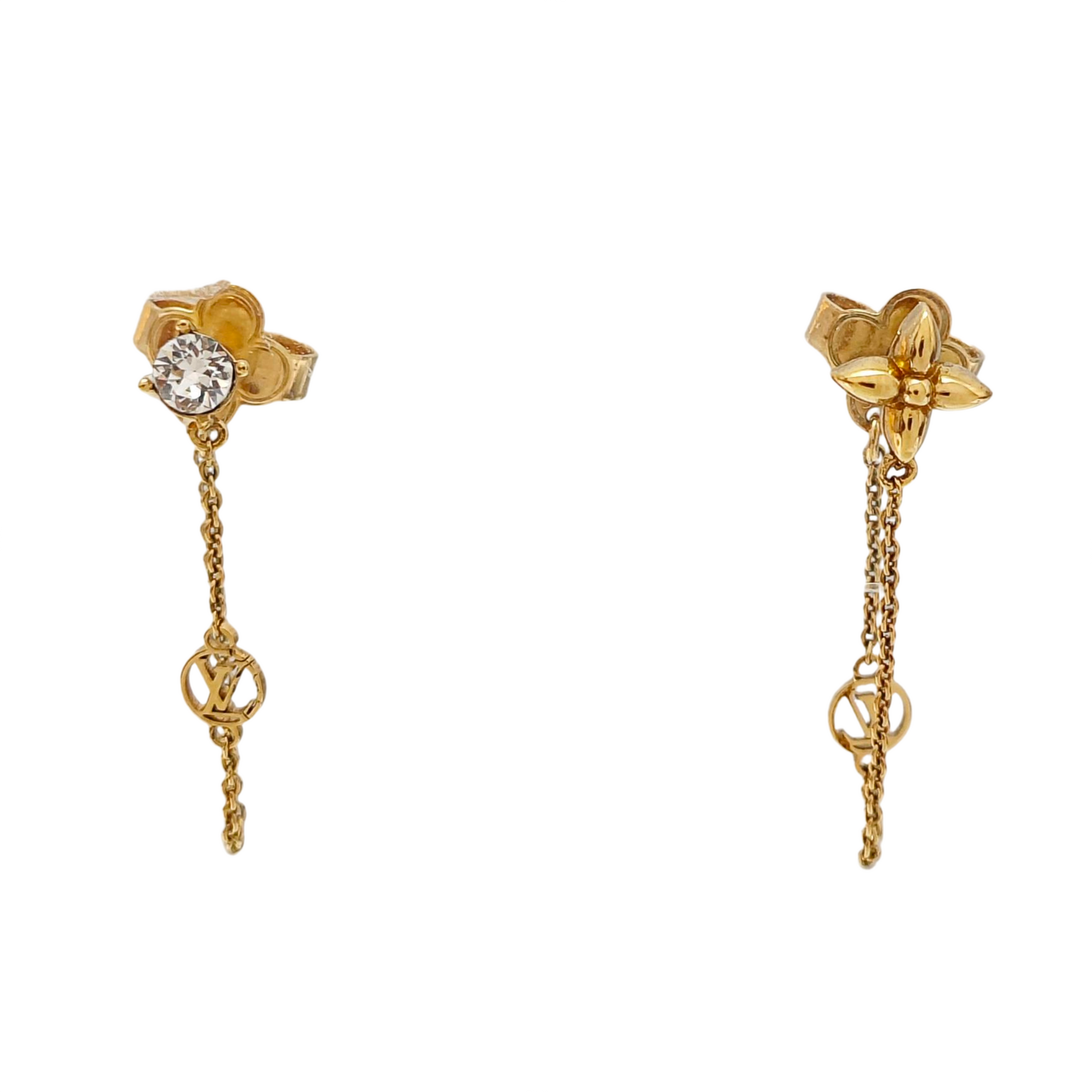 Metal Gold Stud Earrings