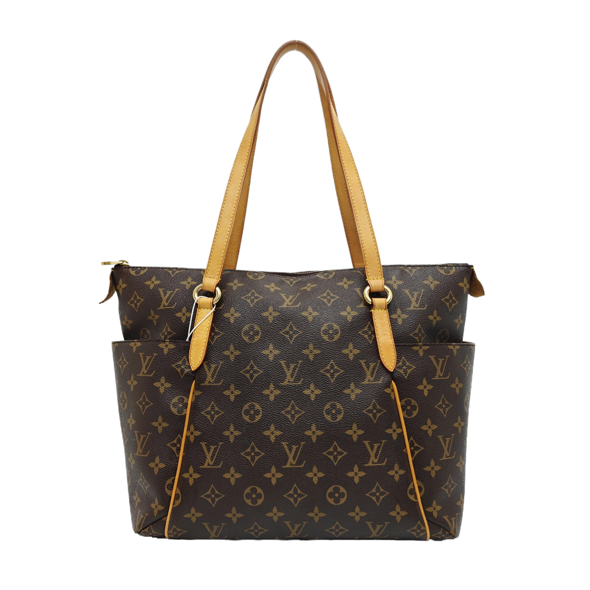 TOTALLY MM Monogram Coated Canvas Brown