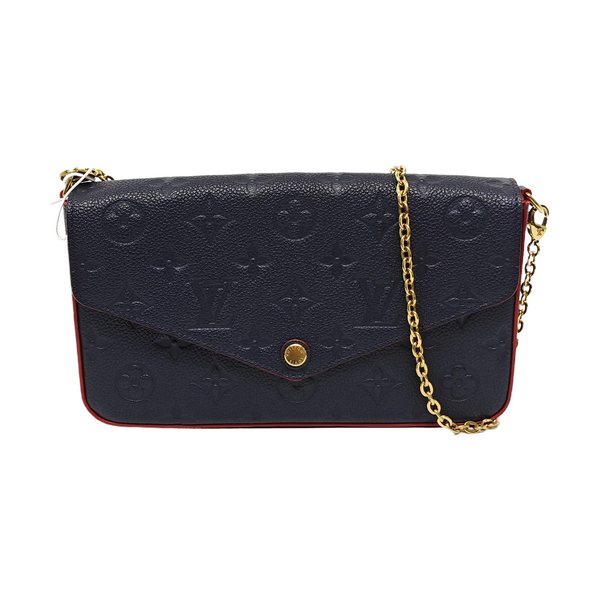 FÉLICIE Monogram Calfskin Blue