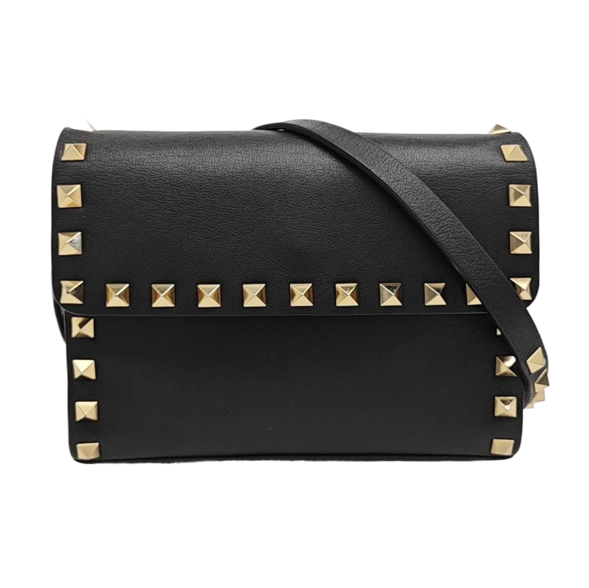 Calfskin Shoulder Bag Black