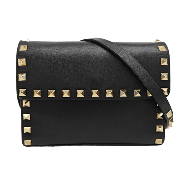 Calfskin Shoulder Bag Black