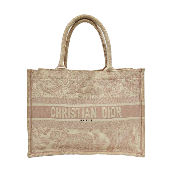 Book Tote Medium Canvas Pink