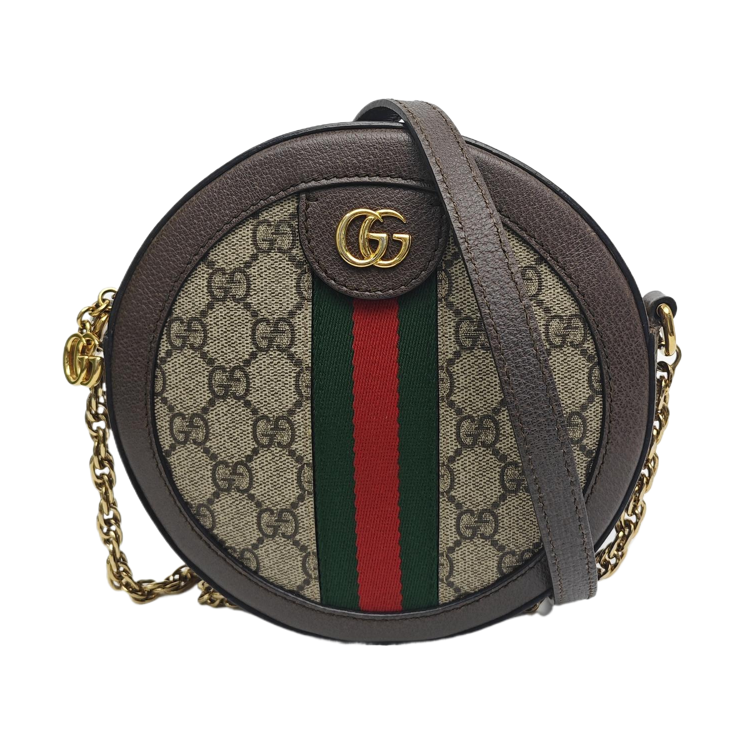 Ophidia Mini Monogram Coated Canvas Beige