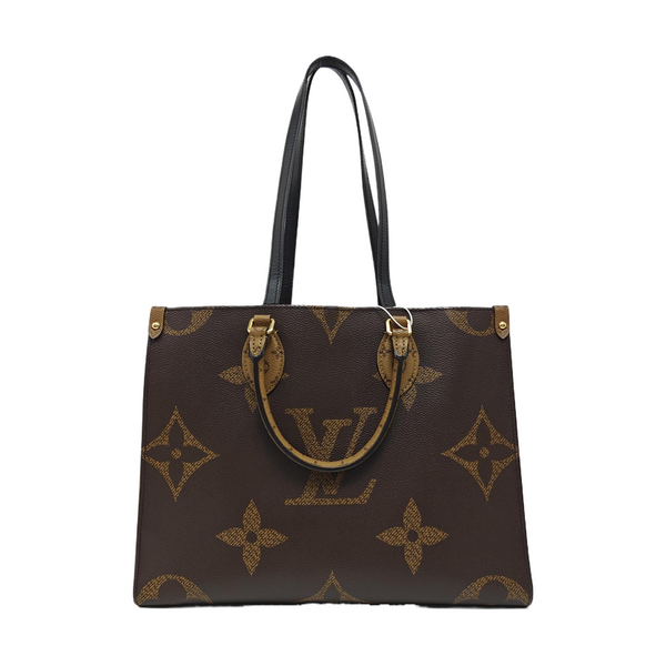 ONTHEGO MM Monogram Coated Canvas Brown