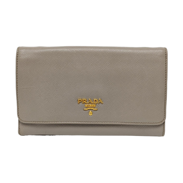 Calfskin Wallet Gray