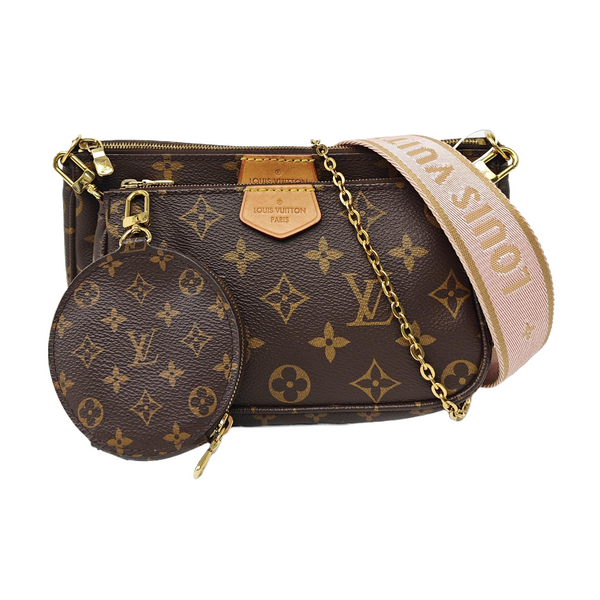 MULTI Monogram Coated Canvas Brown